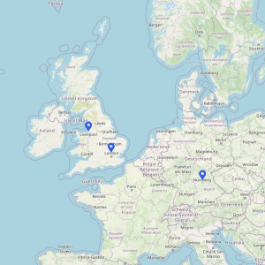 Data Centre Map